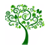 recycled paper tiny tree